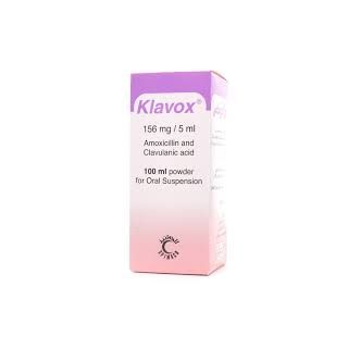 KLAVOX 156 MG SUSPENSION 100 ML