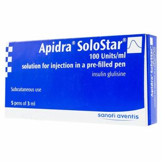 APIDRA-SOLOSTAR 100 IU/ML SOLOSTAR / OPTISET 5P 3 ML (REF)
