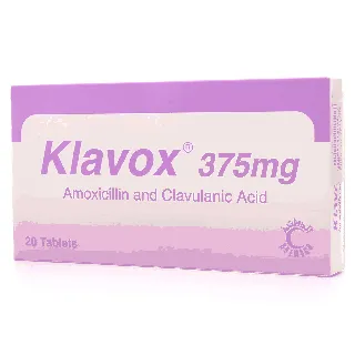 Klavox 375 Mg Tablet 20P 45 C
