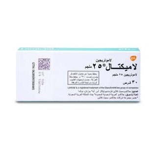LAMICTAL 25 MG TABLET 30P