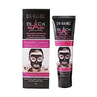 DR RACHEL WHITENING BLACK MASK PEEL OFF ACTIVATED CHARCOAL AND COLLAGEN 100 ML