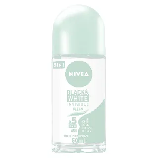 Nivea Deoderant Roll Women Invisible Black & White Clean 50 Ml