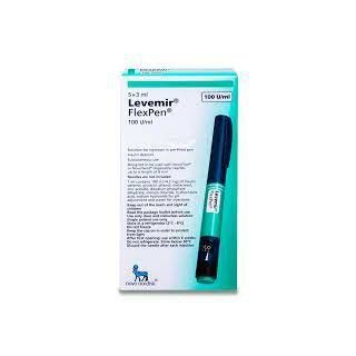 LEVEMIR 100 IU/ML FLEXPEN 3 ML 5P REF