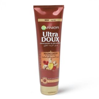 GARNIER ULTRA DOUX OIL REPLACEMENT HEALING CASTOR AND ALMOND OILS 300 ML