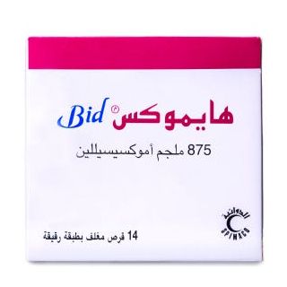 HYMOX 875 MG BID TABLETS 14P