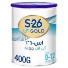 S26 BABY MILK POWDER (LF) LACTOSE FREE 400 GM 12 C