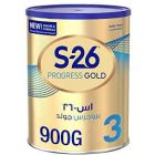 S26 PROGRESS GOLD BABY MILK POWDER (3) 900 GM 6 C