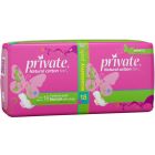 PRIVATE FEMALE NAPKINS ULTRA LARGE REGULAR 18*12 C