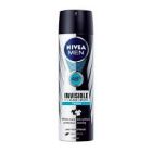 NIVEA DEODERANT SPRAY MEN BACKL WHITE INVISIBLE FRESH 150 ML